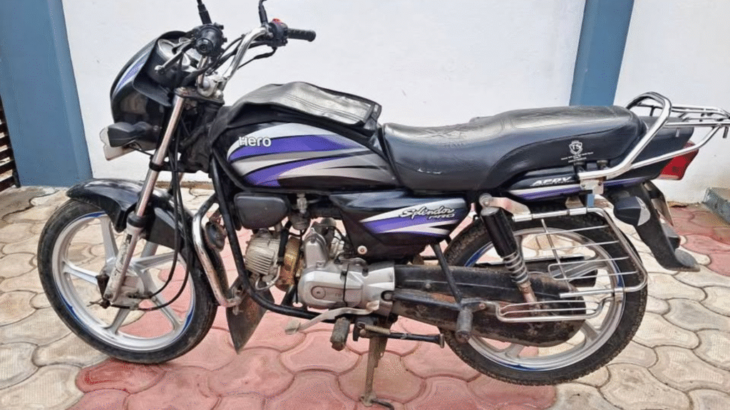Best Used Bikes in Madurai – Hero Splendor Pro (Blue Colour)